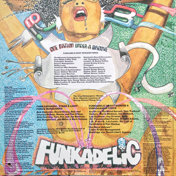 Funkadelic : One Nation Under A Groove (LP, Gat + 7", EP + Album)