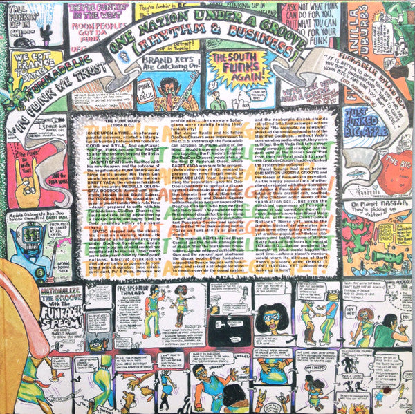 Funkadelic : One Nation Under A Groove (LP, Gat + 7", EP + Album)