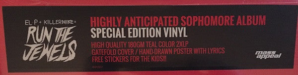 Run The Jewels : Run The Jewels 2 (2xLP, Album, S/Edition, Tea)