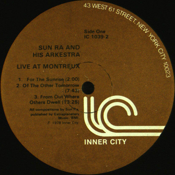 The Sun Ra Arkestra : Live At Montreux (2xLP, Album, RE)
