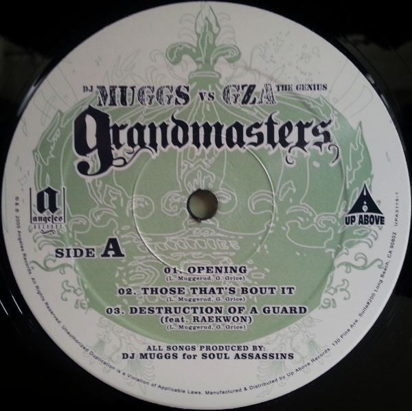 DJ Muggs vs. GZA : Grandmasters (2xLP, Album)