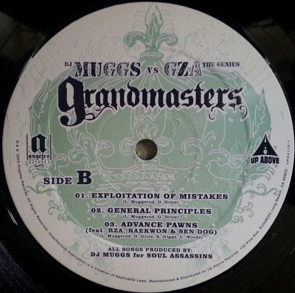DJ Muggs vs. GZA : Grandmasters (2xLP, Album)