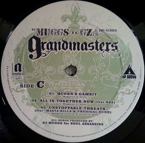 DJ Muggs vs. GZA : Grandmasters (2xLP, Album)