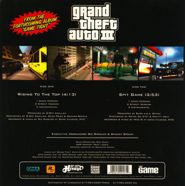 Agallah, Sean Price & Bazaar Royale / Royce Da 5'9" & Pretty Ugly : Rising To The Top / Spit Game (12")