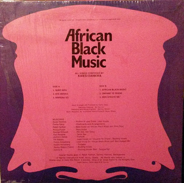 Kwesi Dankwa : African Black Music (LP, Album)