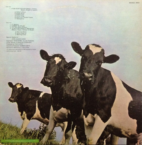 Pink Floyd : Atom Heart Mother (LP, Album, 2 i)