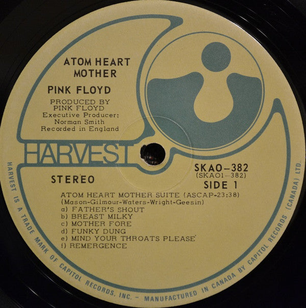 Pink Floyd : Atom Heart Mother (LP, Album, 2 i)