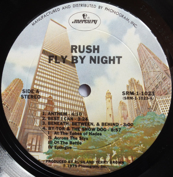 Rush : Fly By Night (LP, Album, Ter)