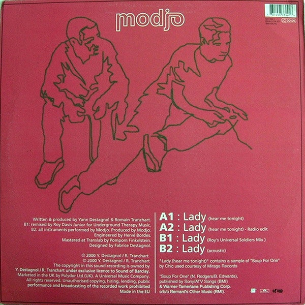 Modjo : Lady (Hear Me Tonight) (12")