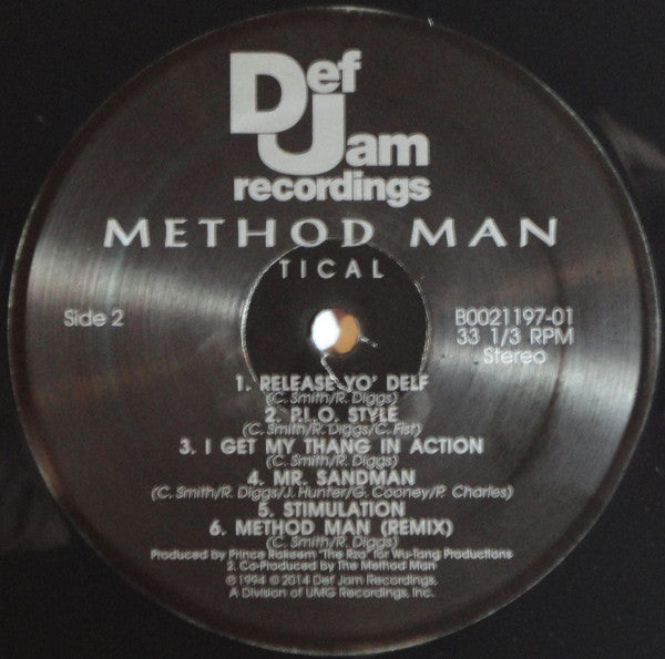 Method Man : Tical (LP, Album, RE, Hol)