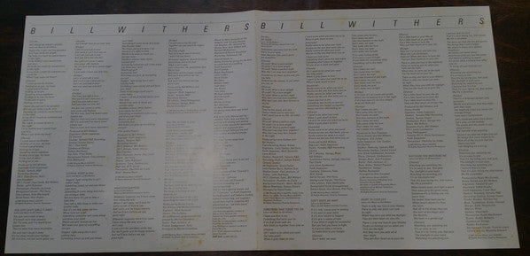 Bill Withers : Watching You Watching Me (LP, Album)