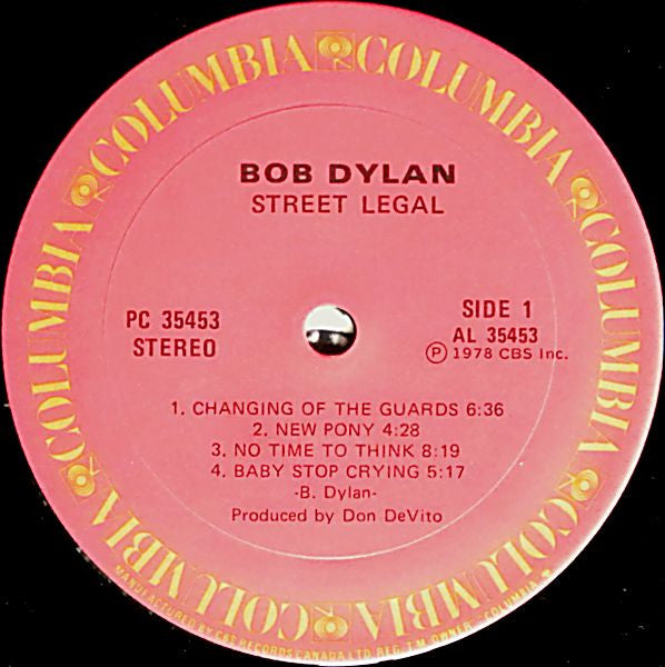 Bob Dylan : Street Legal (LP, Album)