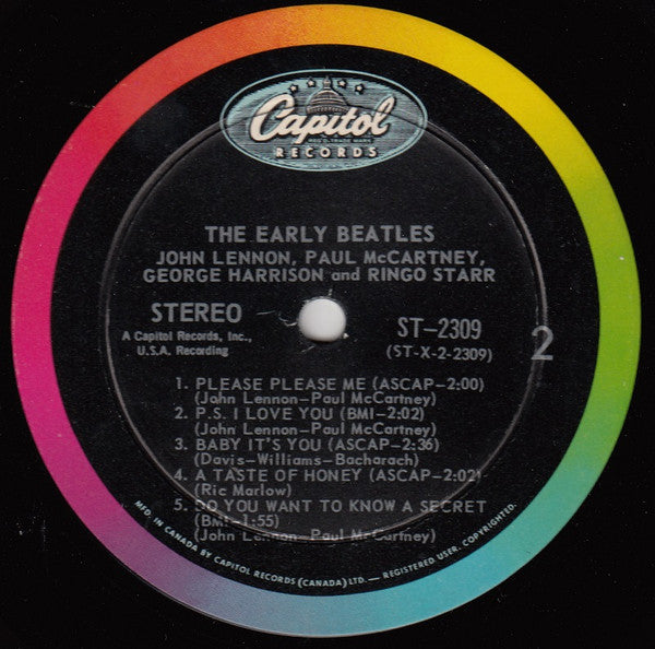 The Beatles : The Early Beatles (LP, Album, Comp)
