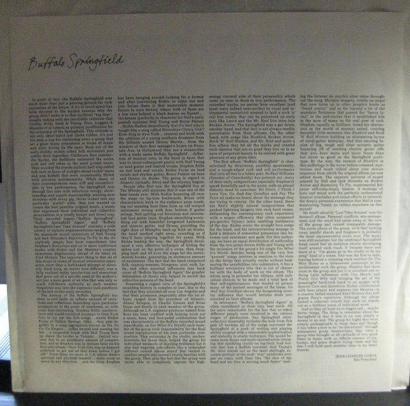 Buffalo Springfield : Buffalo Springfield (2xLP, Comp)