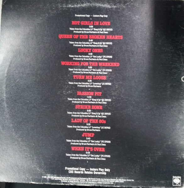 Loverboy : Loverboy, Get Lucky & Keep It Up (LP, Comp, Promo)