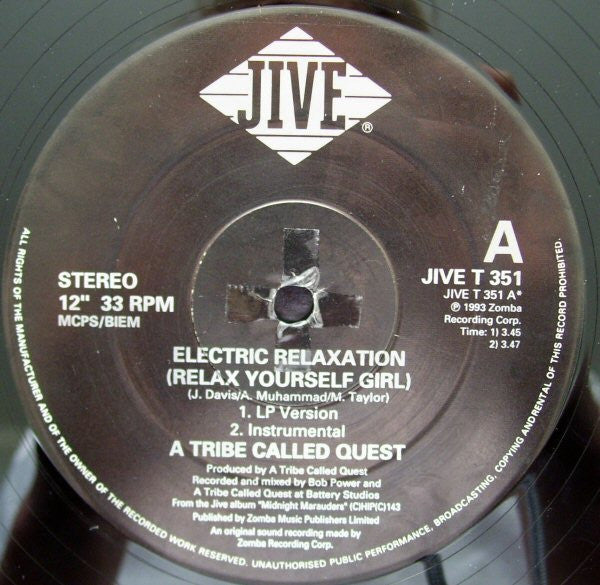 A Tribe Called Quest : Electric Relaxation (Relax Yourself Girl) (12")