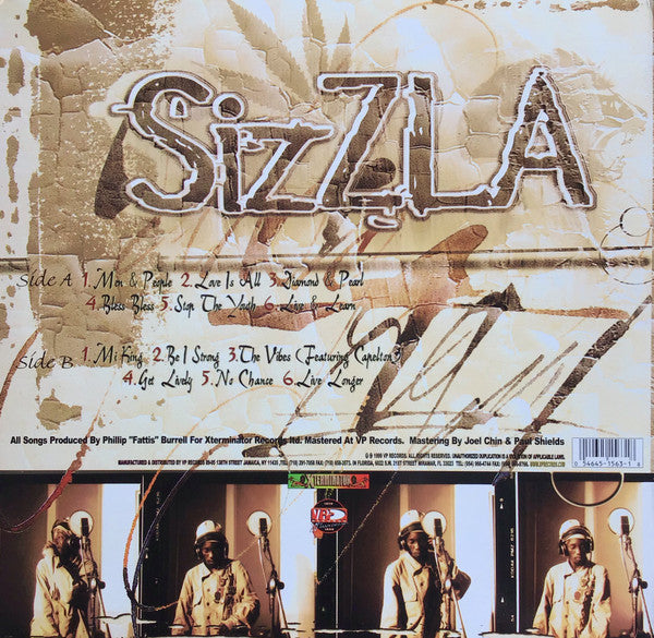 Sizzla : Be I Strong (LP, Album)