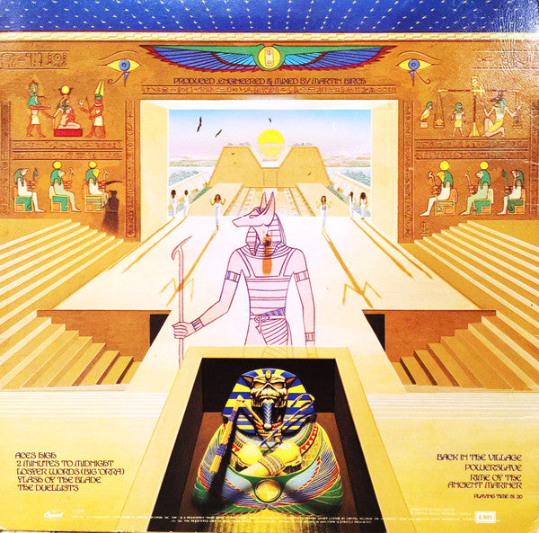 Iron Maiden : Powerslave (LP, Album, Tex)