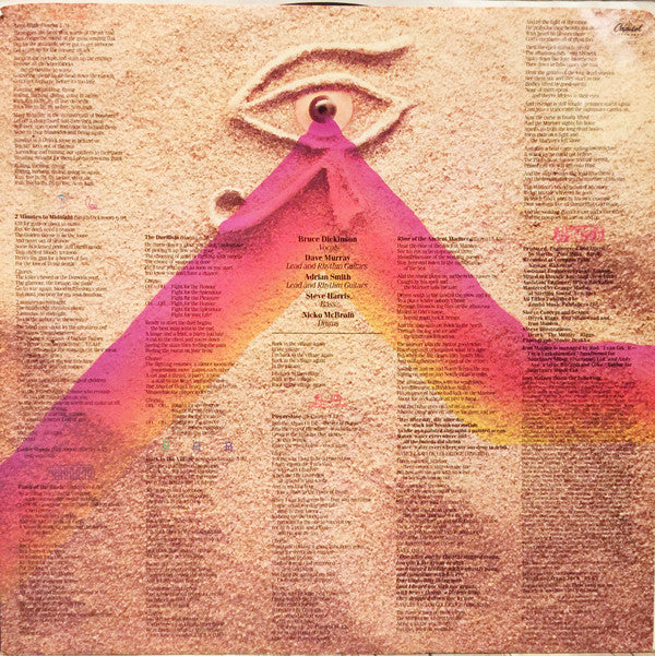 Iron Maiden : Powerslave (LP, Album, Tex)