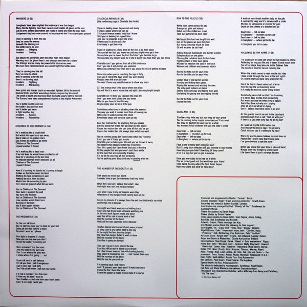 Iron Maiden : The Number Of The Beast (LP, Album, RE, 180)