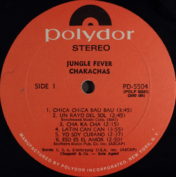 Chakachas : Jungle Fever (LP, Album)