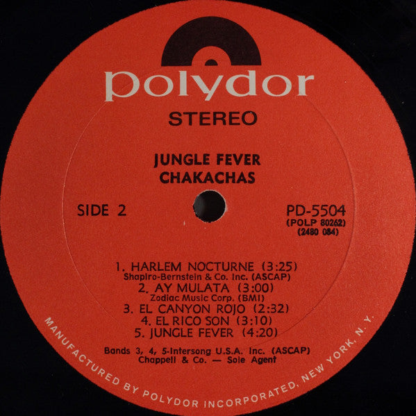 Chakachas : Jungle Fever (LP, Album)