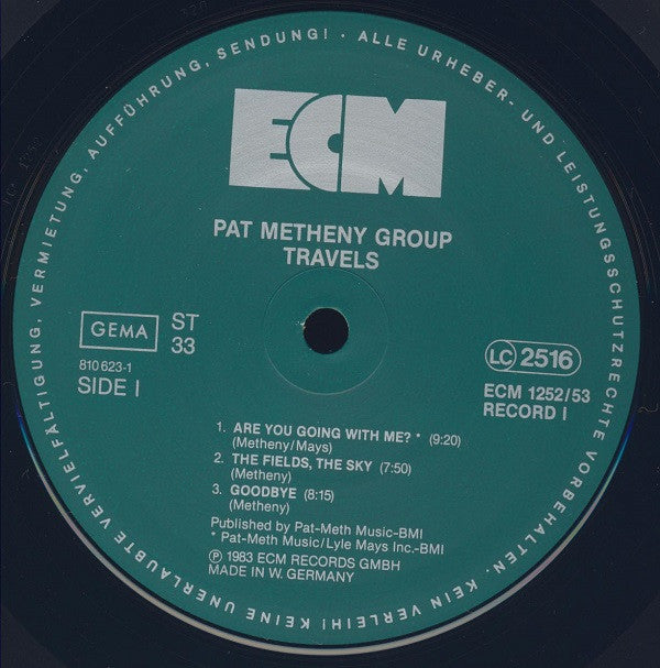 Pat Metheny Group : Travels (2xLP, Album, Gat)