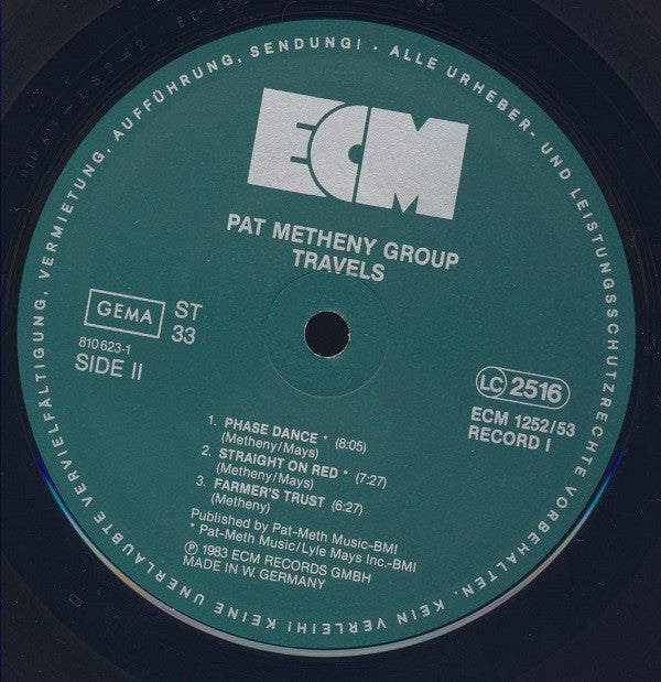 Pat Metheny Group : Travels (2xLP, Album, Gat)