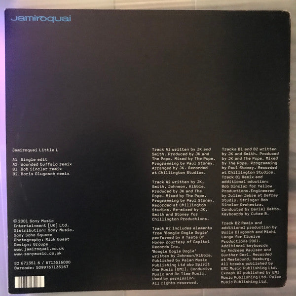 Jamiroquai : Little L (12")