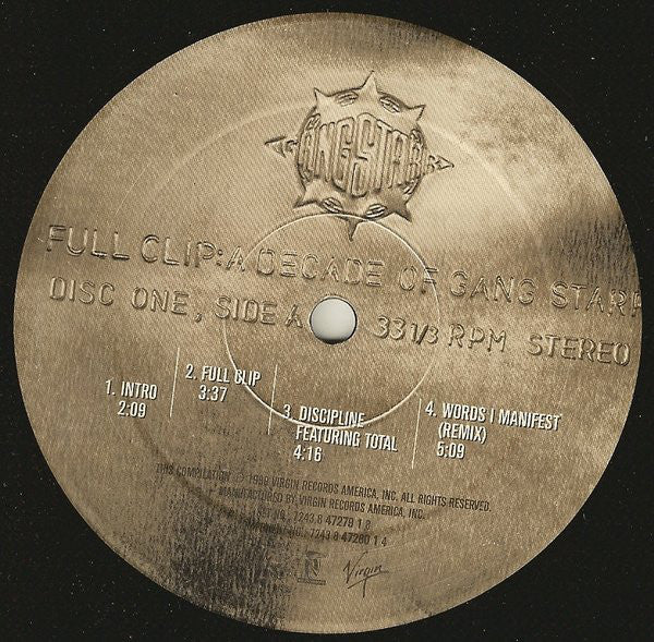 Gang Starr : Full Clip: A Decade Of Gang Starr (4xLP, Comp)