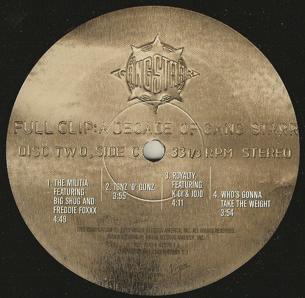 Gang Starr : Full Clip: A Decade Of Gang Starr (4xLP, Comp)