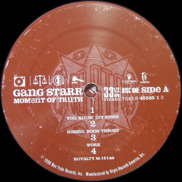 Gang Starr : Moment Of Truth (3xLP, Album)