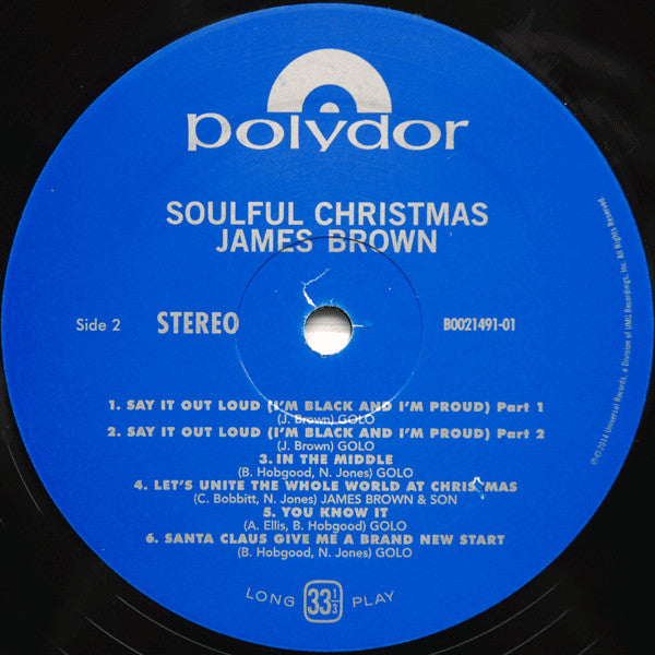 James Brown : A Soulful Christmas (LP, Album, RE)