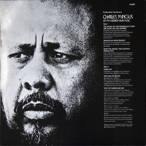 Charles Mingus : Let My Children Hear Music (LP, Album, RE, Car)