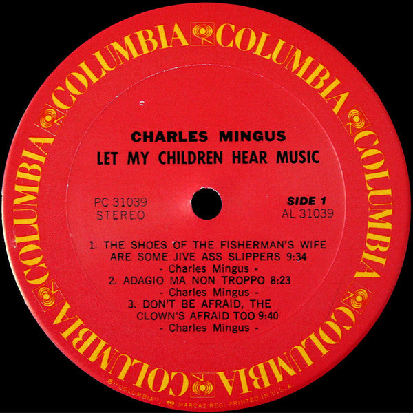 Charles Mingus : Let My Children Hear Music (LP, Album, RE, Car)