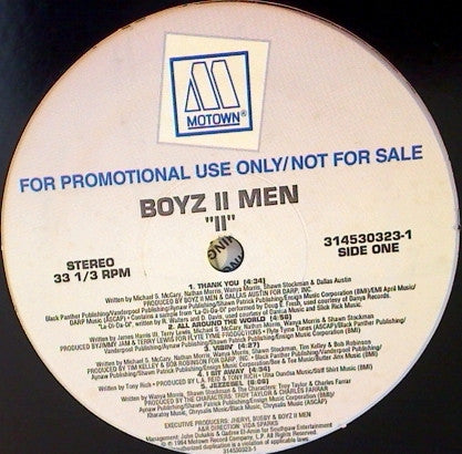Boyz II Men : II (LP, Promo)