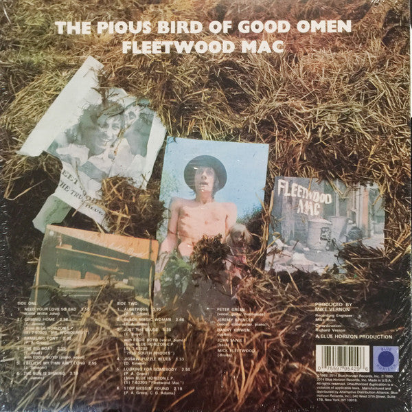 Fleetwood Mac : The Pious Bird Of Good Omen (LP, Comp, RE, 180)