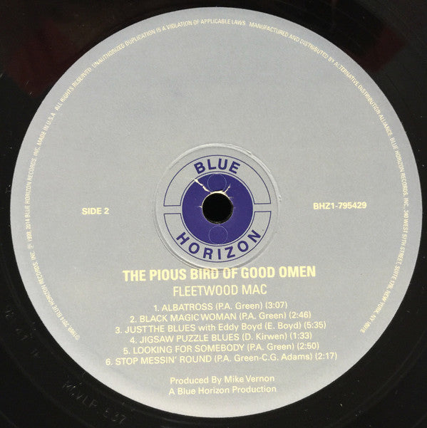 Fleetwood Mac : The Pious Bird Of Good Omen (LP, Comp, RE, 180)