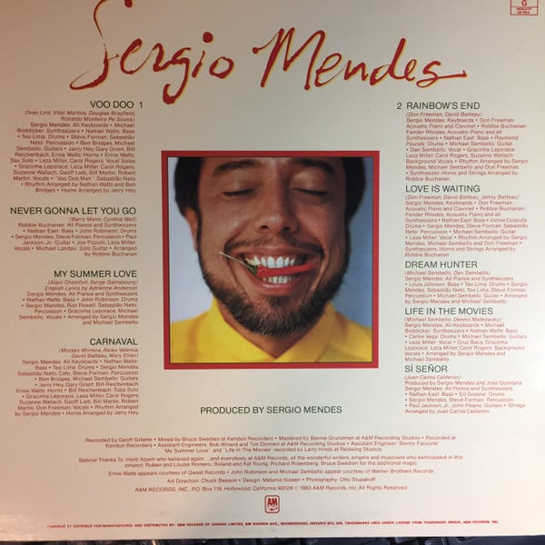 Sérgio Mendes : Sergio Mendes (LP, Album)