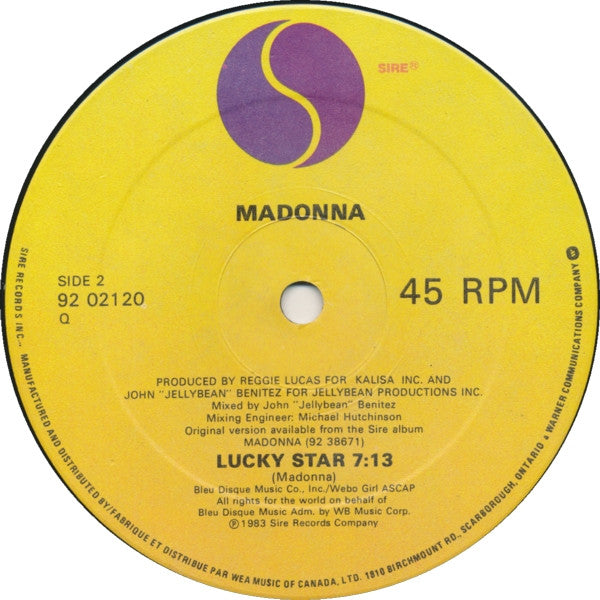Madonna : Borderline (12", Maxi)