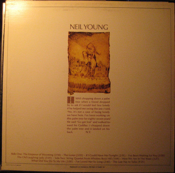 Neil Young : Neil Young (LP, Album, RE)
