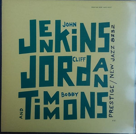 John Jenkins (2) / Clifford Jordan / Bobby Timmons : Jenkins, Jordan And Timmons (LP, Album, Mono, RE)