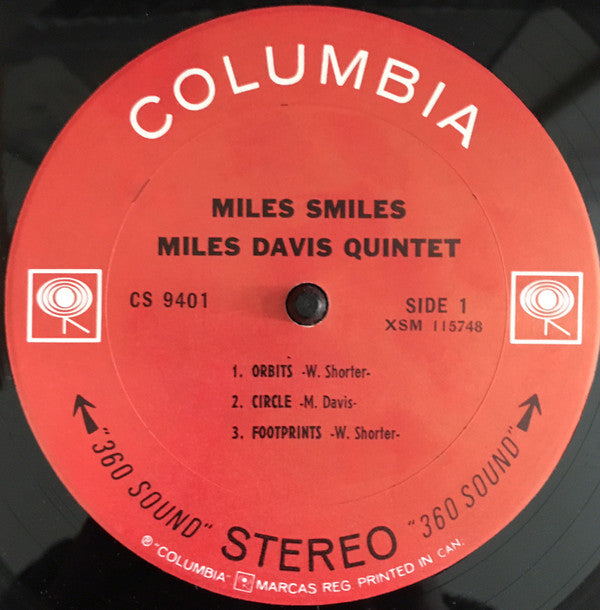 The Miles Davis Quintet : Miles Smiles (LP, Album)