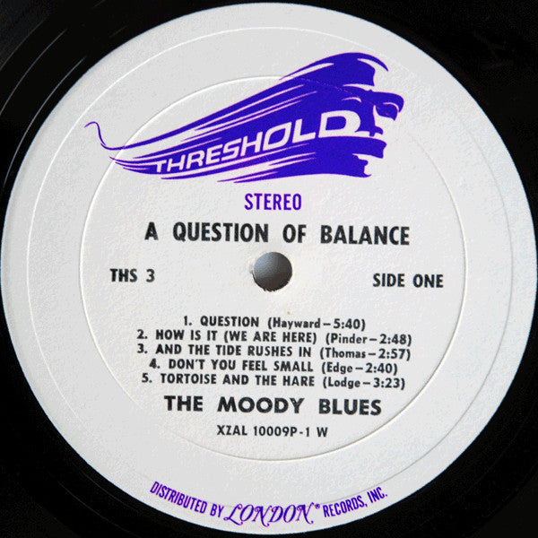 The Moody Blues : A Question Of Balance (LP, Album, W -)