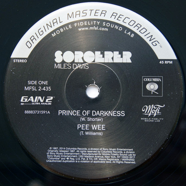 Miles Davis : Sorcerer (2x12", Album, Ltd, Num, RE, RM, Gat)