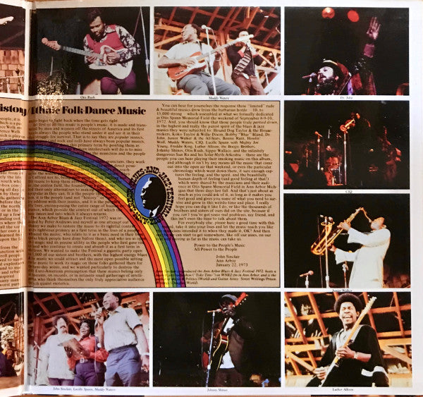 Various : Ann Arbor Blues & Jazz Festival 1972 (2xLP, Comp, RE, RM, 180)