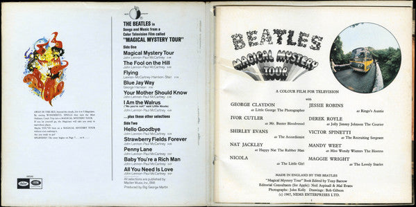 The Beatles : Magical Mystery Tour (LP, Album, RE, Gat)