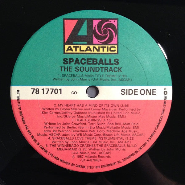 Various : Spaceballs (The Soundtrack) (LP, Comp)