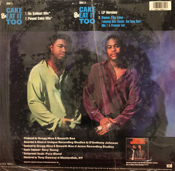 Nice & Smooth : Cake & Eat It Too (12")