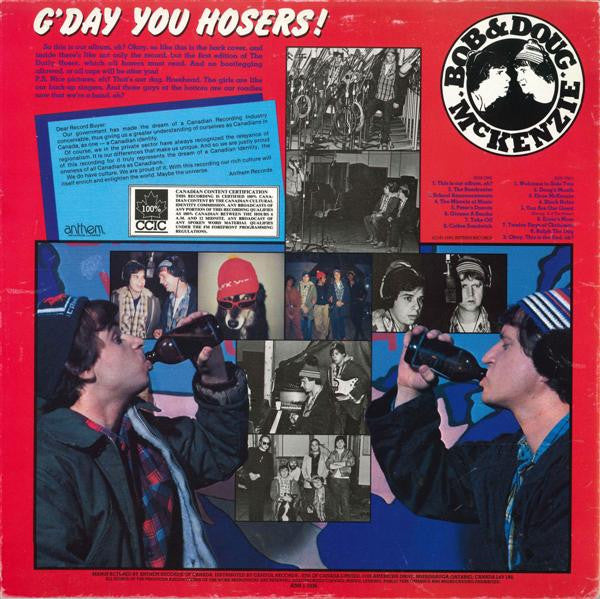 Bob & Doug McKenzie : Great White North (LP, Album)